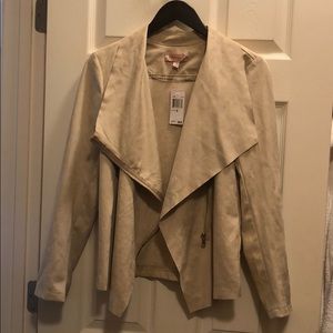 NWT! Faux Leather Designer Philosophy jacket
